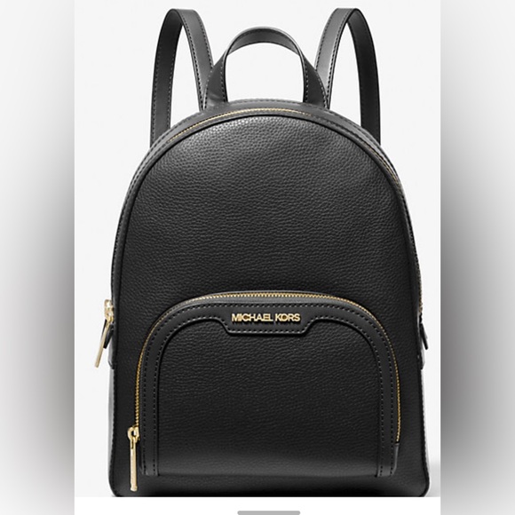 Michael Kors Jaycee Medium Pebbled Leather Backpack - Picture 1 of 7